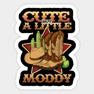 Cute But A Little Moody I Equestrian Pony Horse Fan Sticker